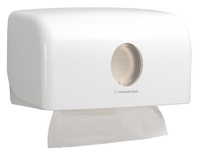 Dispenser aquarius handdoekken multifold wit kimberly clark