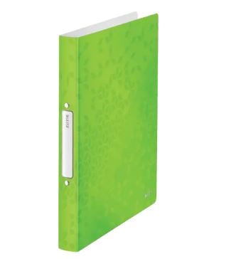 Classeur a anneaux wow 2an.25mm a4 vert leitz