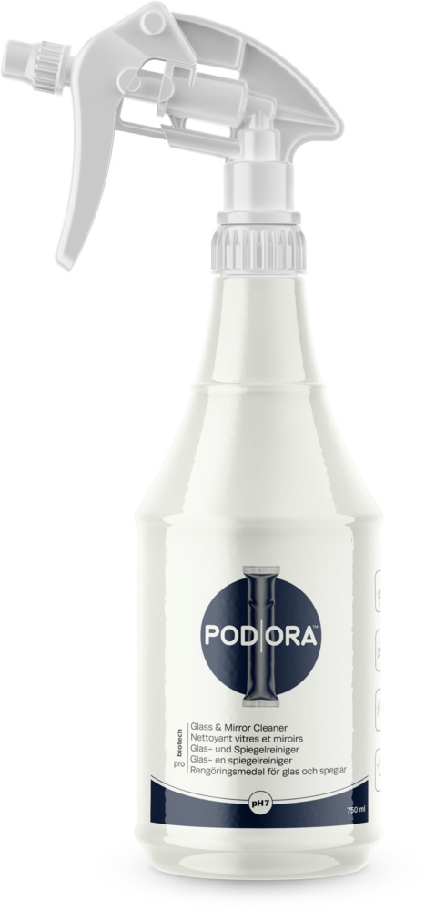 Spray 750 ml glas- en spiegelreiniger podora