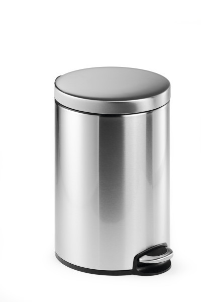Poubelle a pedale en acier inoxyable 12 litre