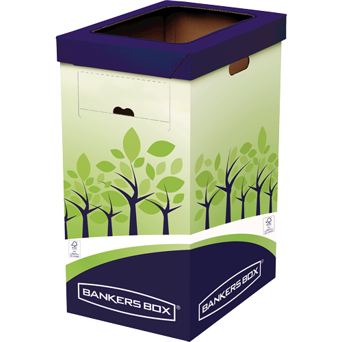 Papiermand karton fsc gecertificeerd 69 liiter fellowes