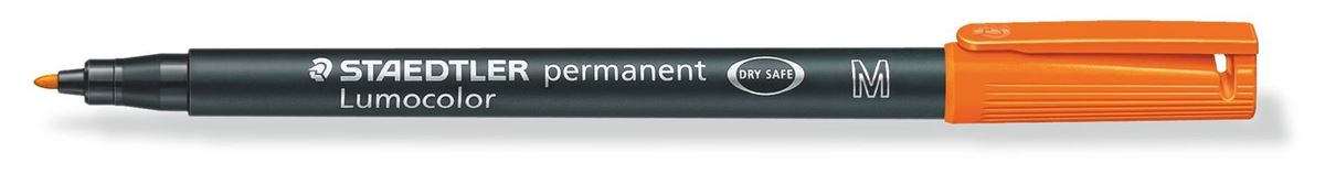 Lumocolor permanent ohp-marker medium oranje staedtler