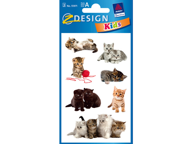 P.3 vel stickers katten avery
