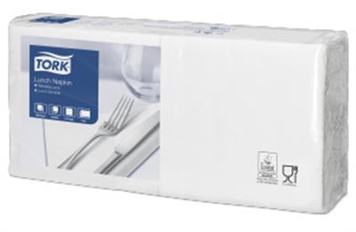 D.10 x 200 servetten 33 x 33 cm 2-laags 1/4v wit tork