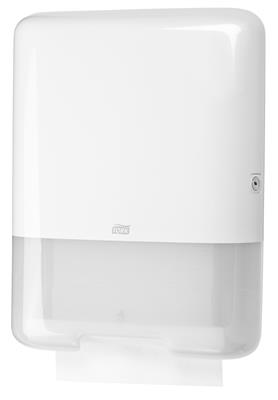 Distributeur essuie-mains zz &amp; fold 33 x 44 x 14 cm h3-systeme blanc tork
