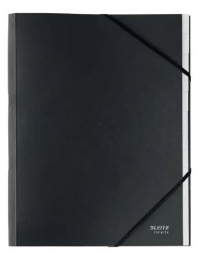 Trieur recycle 12 tabs carton a4 de bureau noir leitz