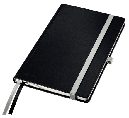 Notebook style hc a5 geruit zwart leitz