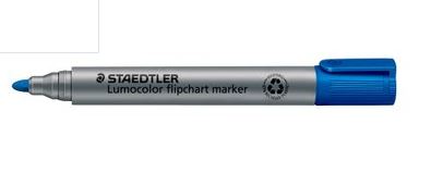 Flipchartmarker lumocolor blauw staedtler