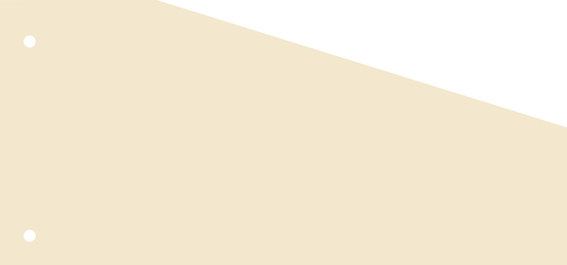 P.100 scheidingsstrook trapezium 180 gr 24 x 10,5 x 6 cm beige kangaro