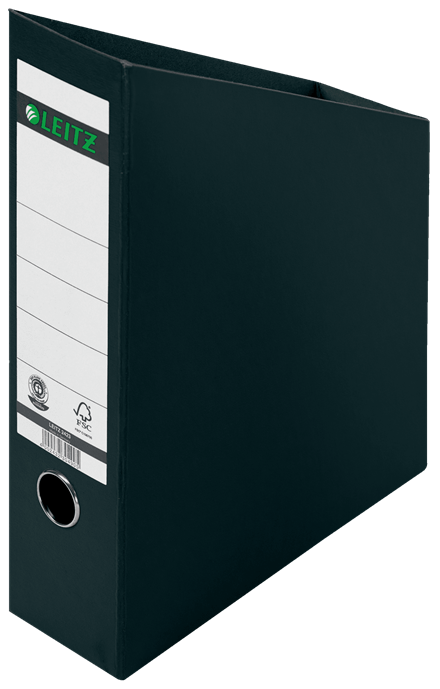 Tijdschriftenhouder opvouwbaar pp 80 x 320 x 245 zwart leitz
