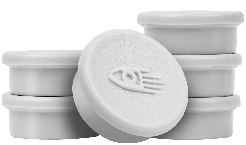 D.10 magneten magneetsterkte 250 gr 20mm wit legamaster