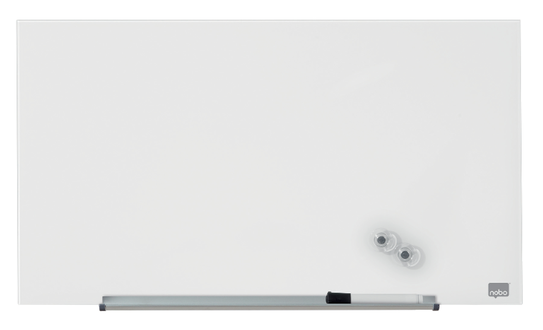 Diamond glasbord 68 x 38 cm wit nobo
