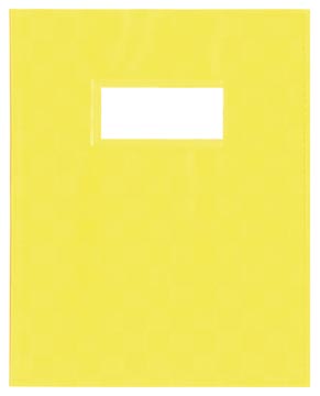 Schriftomslag a4 + etiket geel