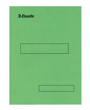 Binnenmap met klep aan onderzijde 160gr groen esselte