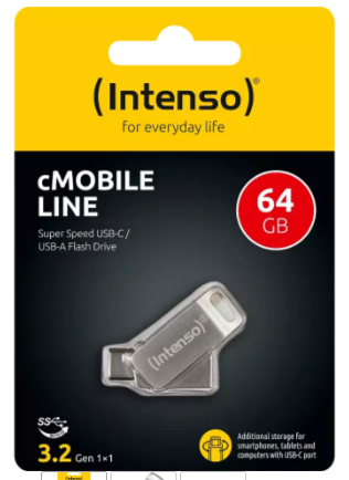 Usb stick cmobile 64 gb  3.0 intenso