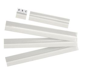 Index tabs pvc 5 x 20 cm transparant esselte