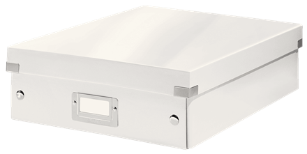 Boite de rangement click &amp; store 281 x 100 x 370 mm a4 blanc leitz
