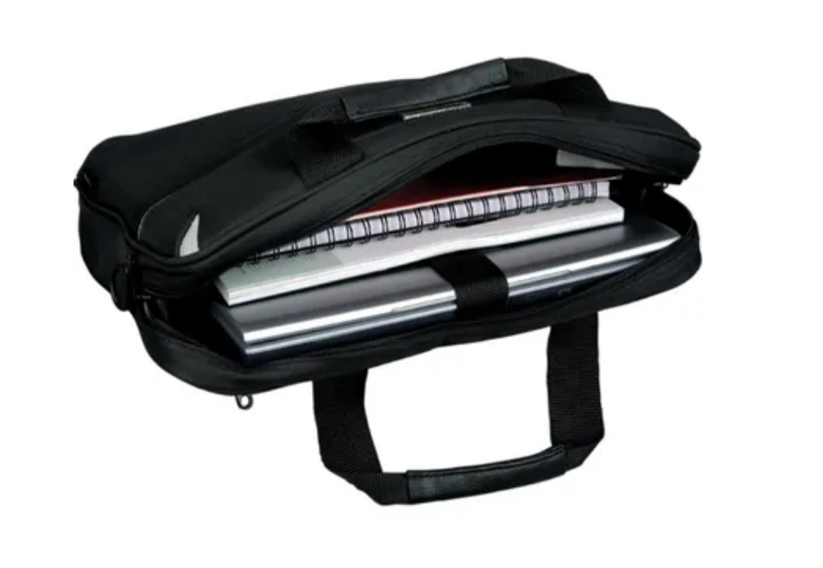Laptoptas sierra zwart lightpak