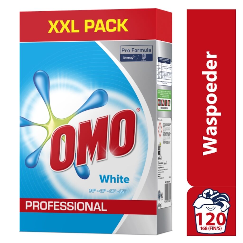 Poudre a laver professional pour le ligne blanc 8,4 kg omo