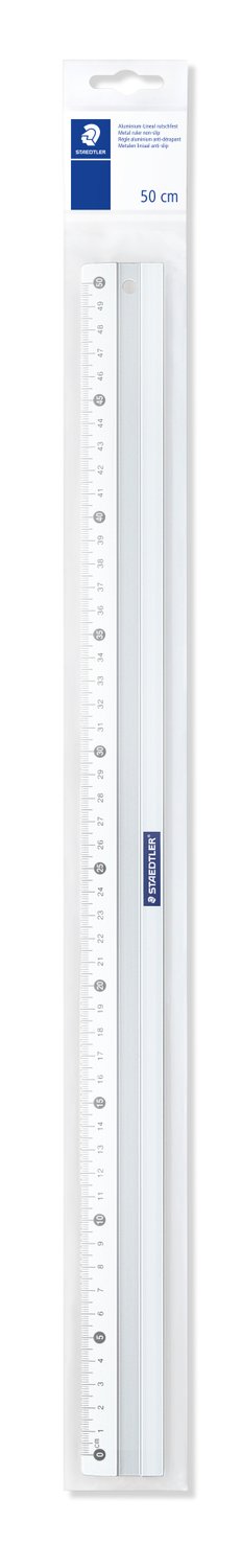 Latte metal avec bord anti-slip 50c