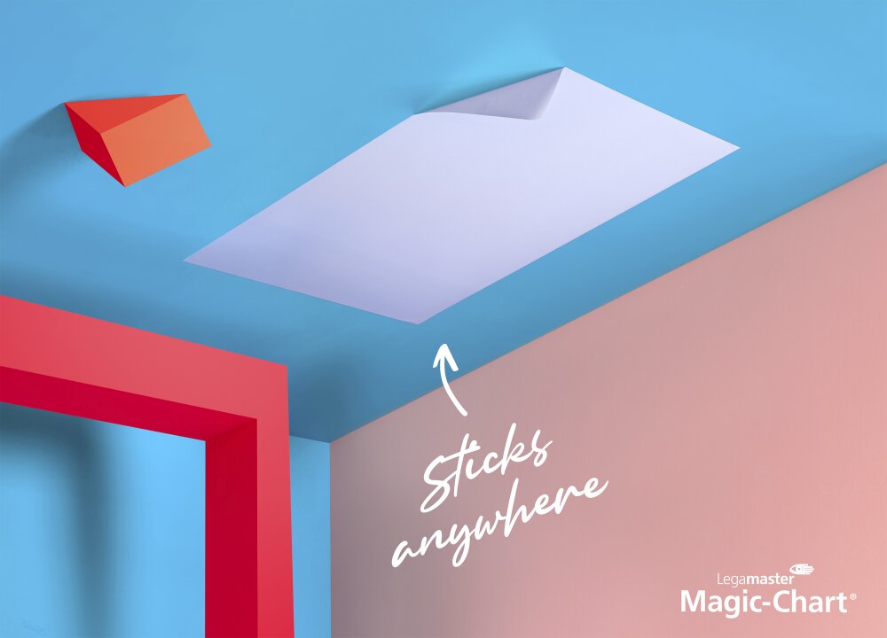 Magic chart clearboard folie 60 x 80 cm legamaster