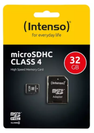 Micro sd kaart 32 gb intenso